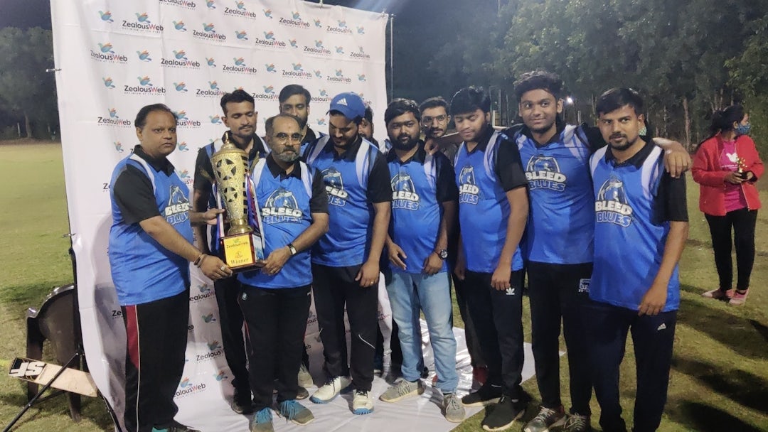 Winning cricket team