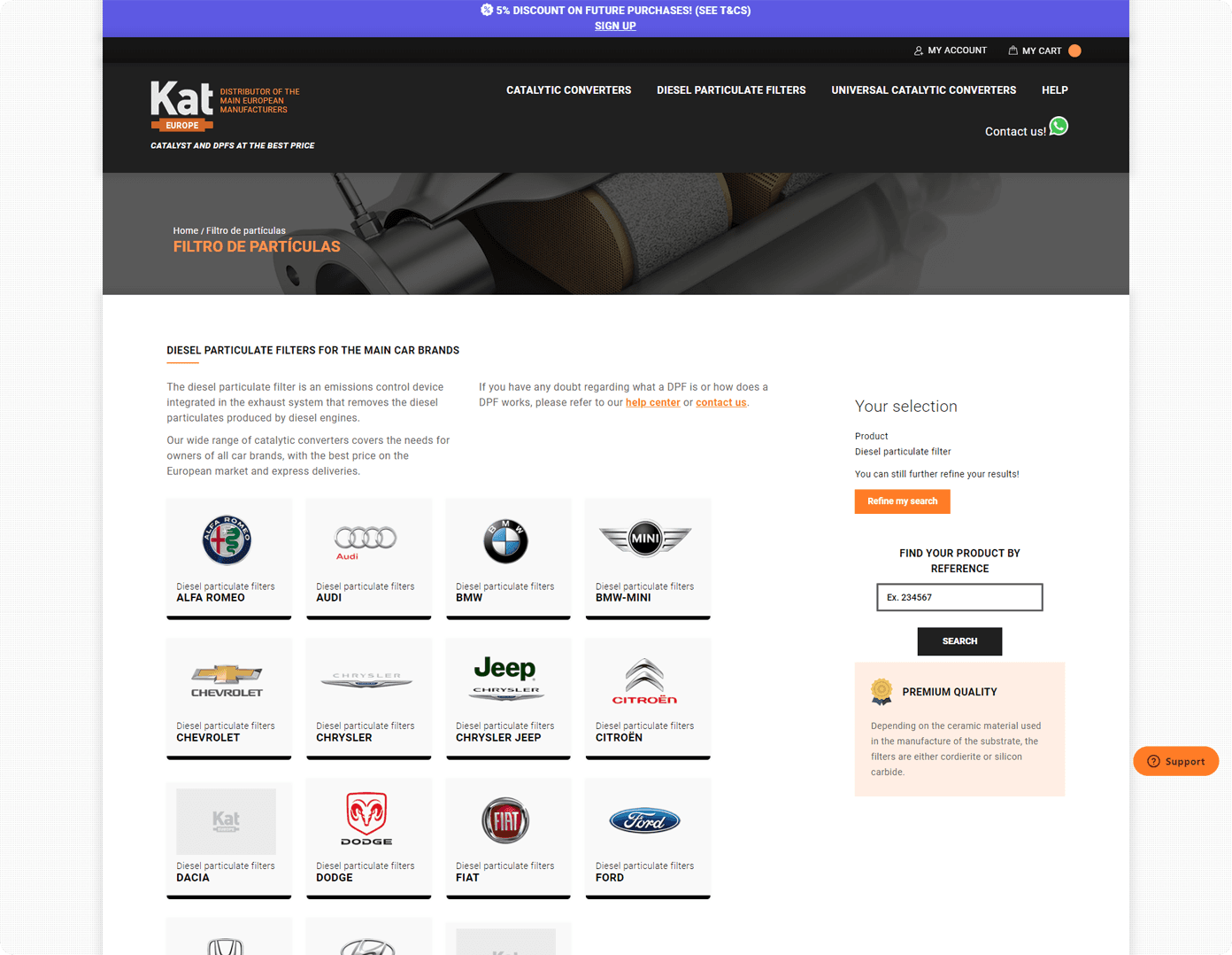 Kateurope brand filters