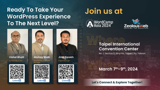 ZealousWeb Joins WordCamp Asia 2024