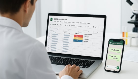 B2B lead management for labs