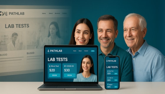 lab website design