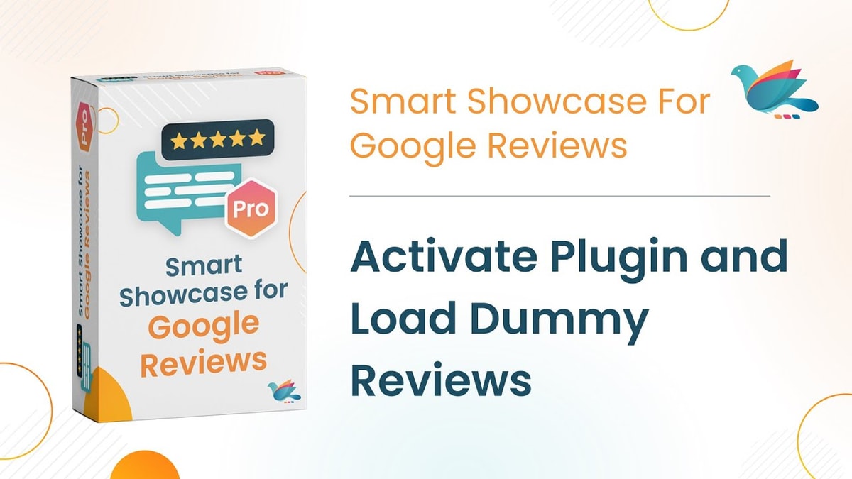 Plugin Activation + Dummy Setup in WordPress | Smart Showcase for Google Review Demo